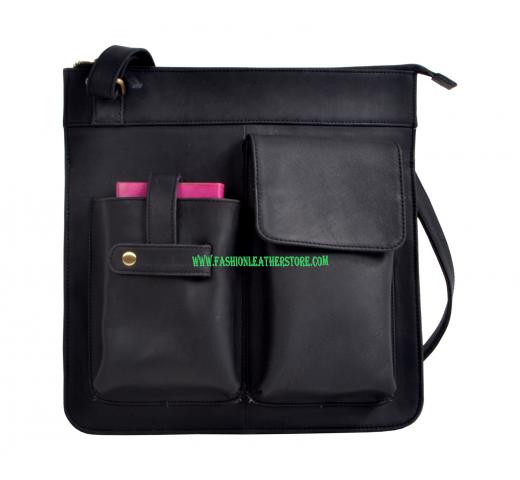 Handmade Vintage buffalo Leather Men Casual Briefcase Business Messenger Bag